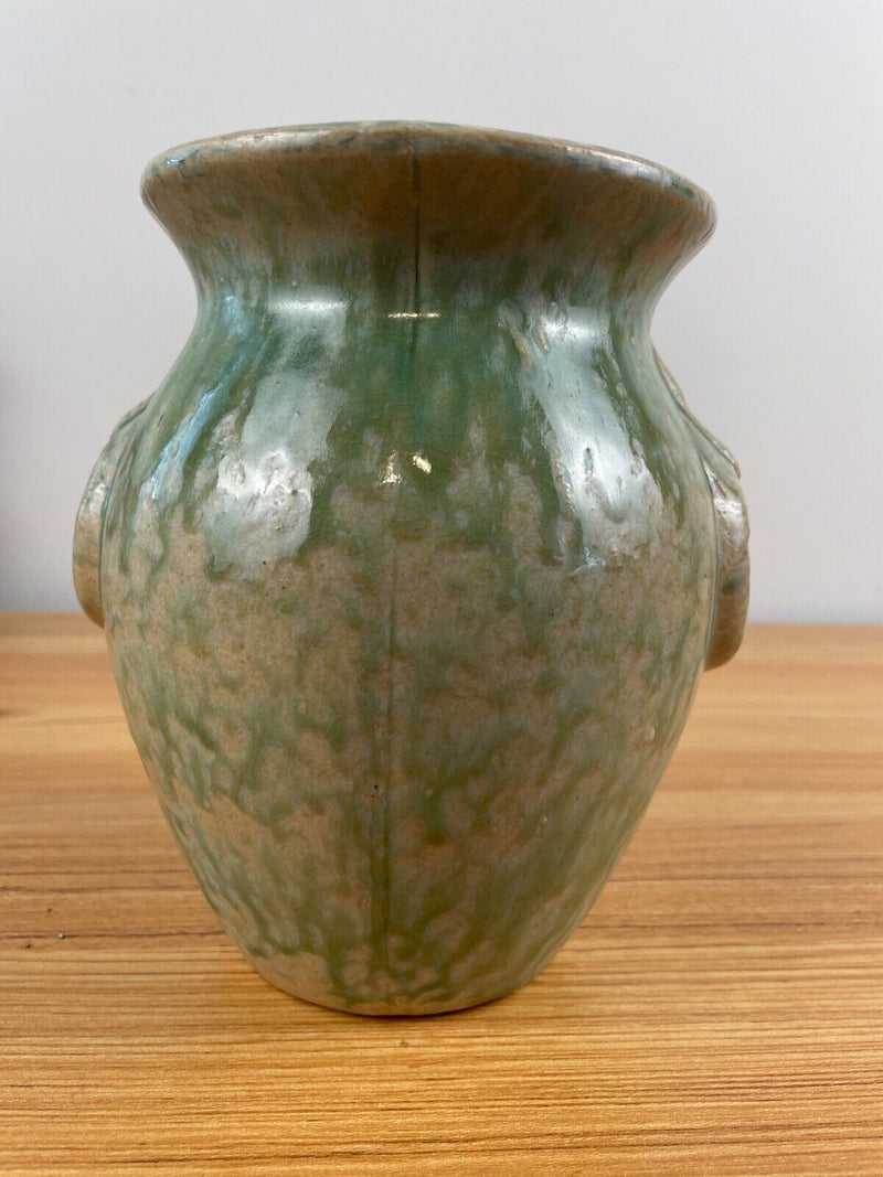 Burley Winter Pottery Vase Circa 1930 (Number 53) Mottled Green Glaze