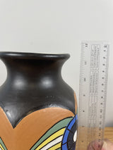 Antoine Dubois Mons Pottery Art Studio 11.5" Art Deco Vase Belgium Very Large