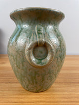 Burley Winter Pottery Vase Circa 1930 (Number 53) Mottled Green Glaze