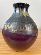 Ruth Stein Drip GlazeVase Studio Art Pottery Vase Hand Thrown Mid Century Signed