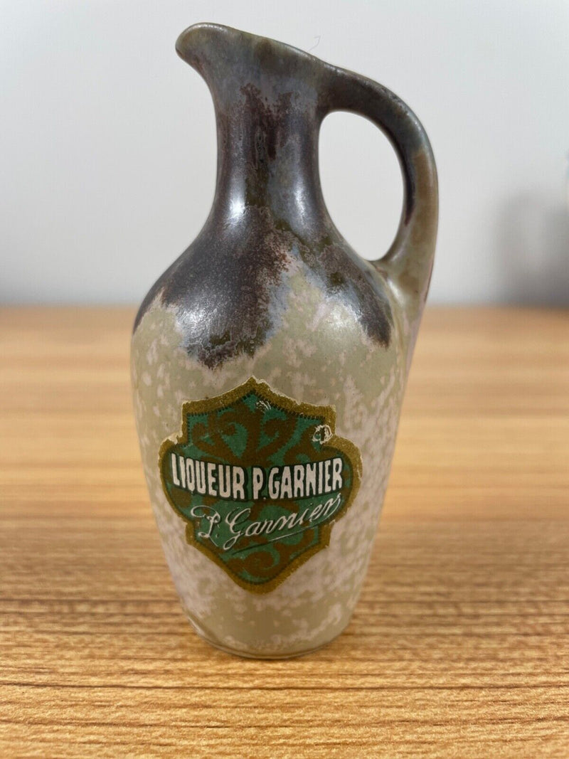 1934-1938 Pitcher #6  P. Garnier Liqueur Miniature Pitcher Art Pottery 4" Tall