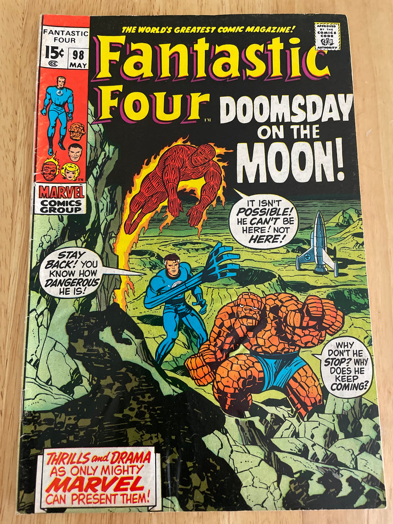 Fantastic Four Vol 1 Issue # 105 Comic Book Bronze Age