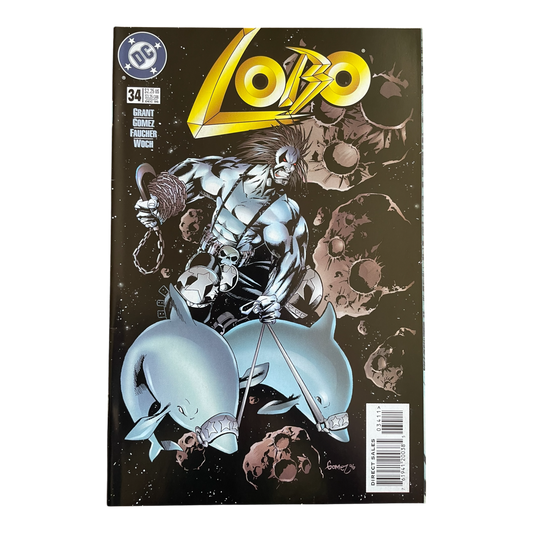 Lobo (1993) #34 Frank Gomez Cover Alan Grant Story Comic Book