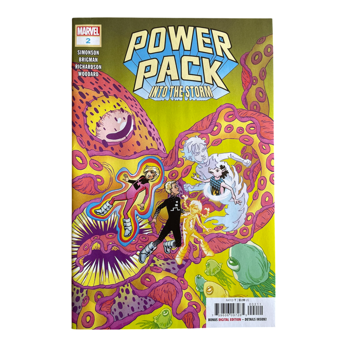 Power Pack Into The Storm #2 Brigman Cvr A Marvel Comics 2024 1st Print