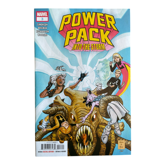 Power Pack Into The Storm #3 Brigman Cvr A Marvel Comics 2024