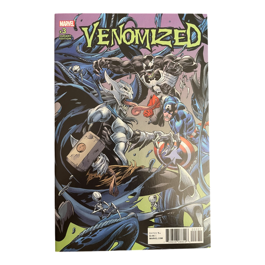Venomized #3 Mark Bagley Connecting Variant Cover! Marvel 2018
