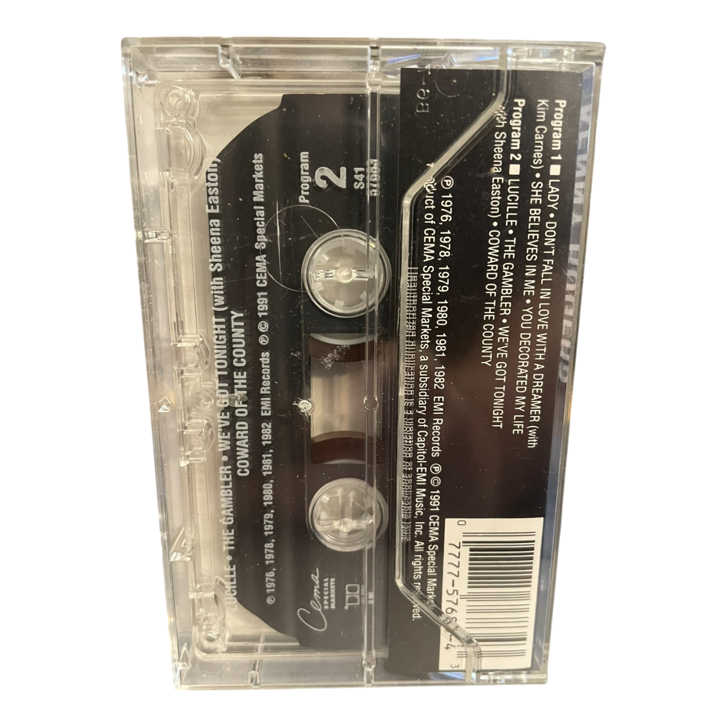 The Best of Kenny Rogers [Cema] (Cassette, Mar-1992, EMI-Capitol)