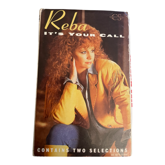 1992 Reba McEntire It's Your Call Cassette Single 2 Songs