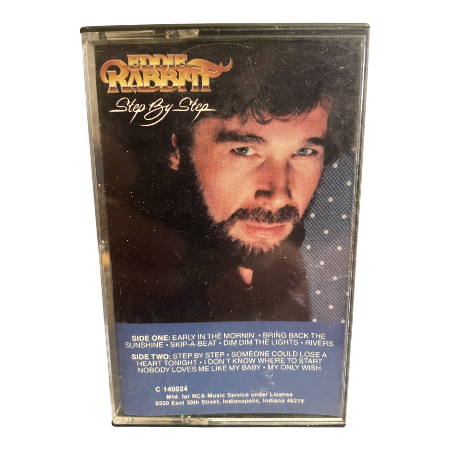 Eddie Rabbit : Step by Step (1981, Cassette Tape) Elektra / Asylum Records