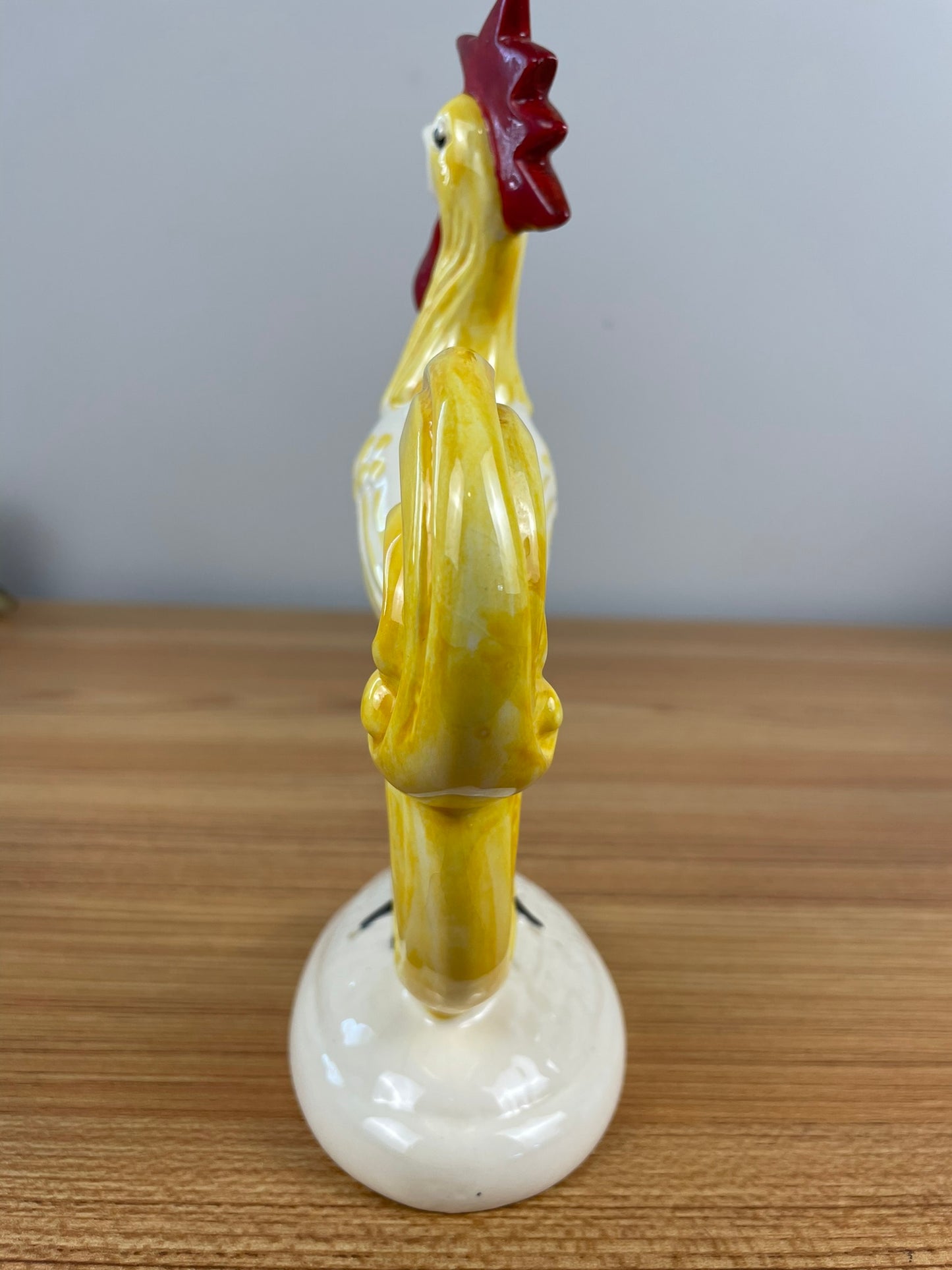 Metlox Pottery Poppytrail Rooster Figurine - Manhattan Beach California #1827