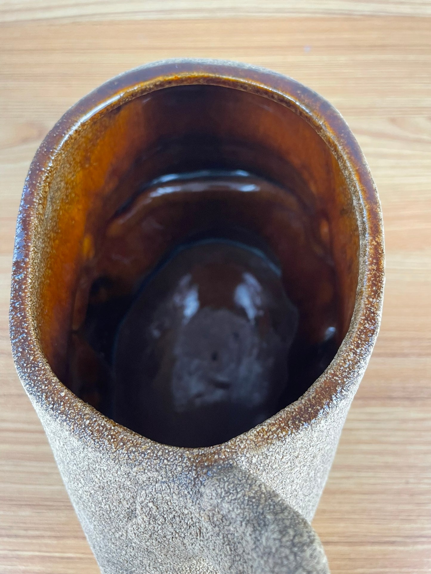 Royal Haeger Whale & Baby Planter Mid-Century Bennington Sand & Brown Glaze USA
