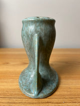 Roseville Tuscany Mottled Green 1927 Vintage Art Deco Pottery Ceramic Flower Frog 66-5