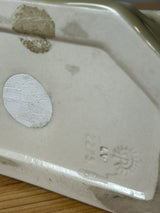 Rookwood 1955 Art Pottery Glossy Tan Engineering Society Raven Bookends #2275