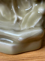 Rookwood 1955 Art Pottery Glossy Tan Engineering Society Raven Bookends #2275