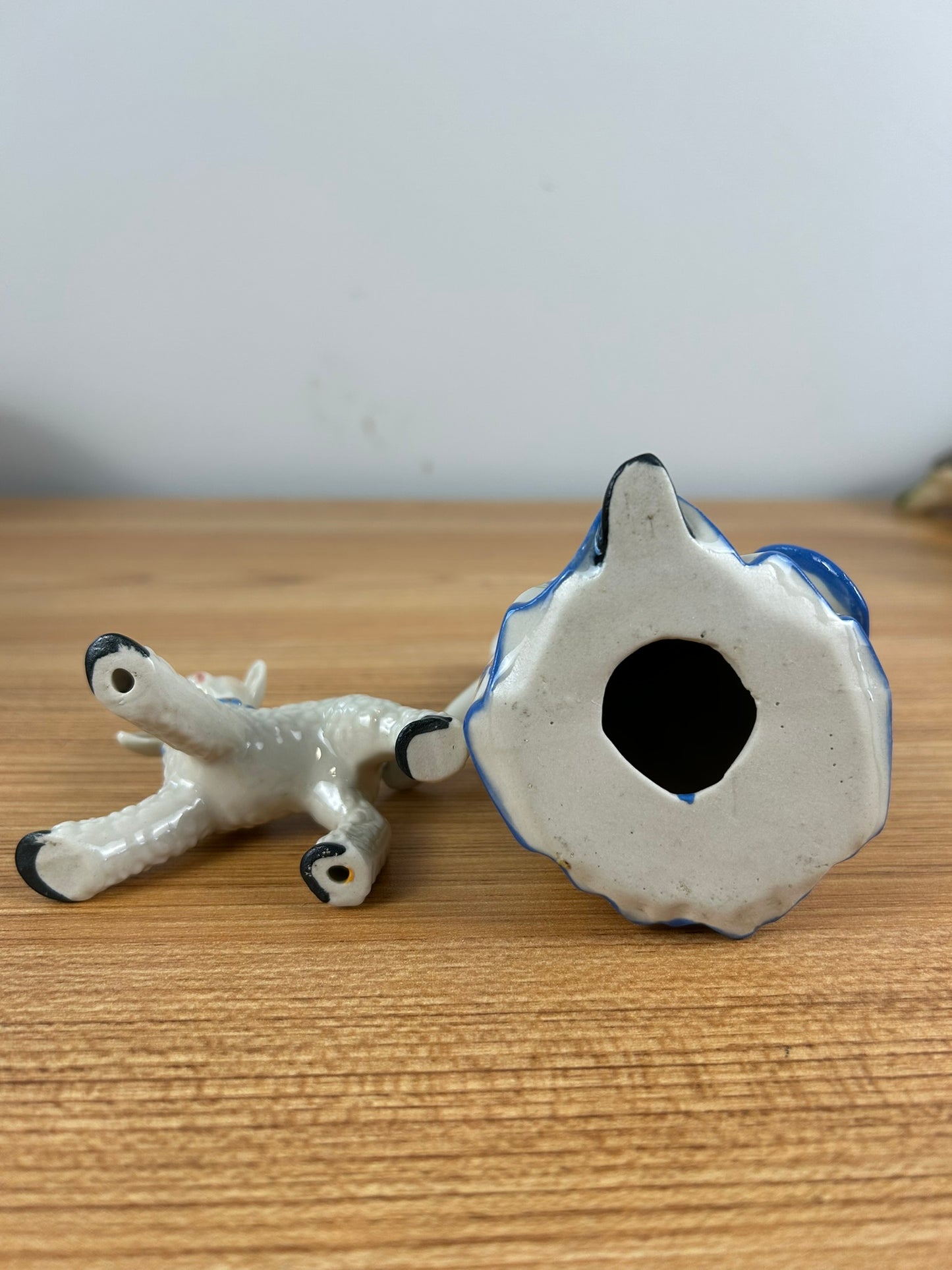 Ceramic Arts Studio Mary and Her Little Lamb Figurines Betty Harrington USA