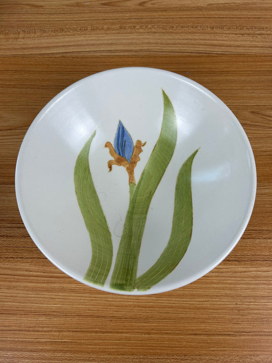 Metlox California Pottery Poppy Trail IRIS Flower Large Vegetable Bowl