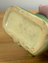 Roseville Dogwood Green 1920 vintage Art Pottery Ceramic Bud Vase