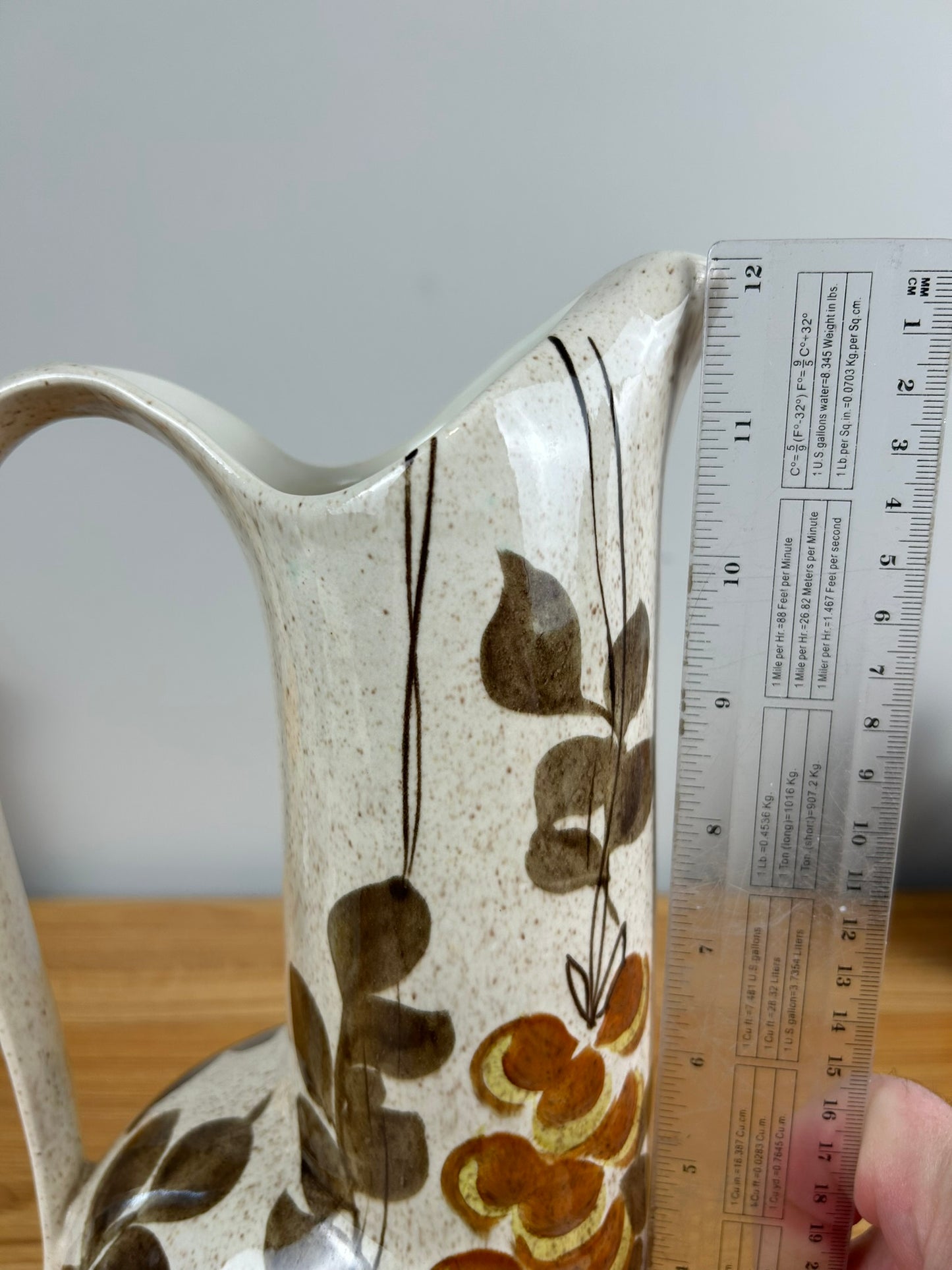 1950’s Red Wing Tampico 64oz Watermelon Grapes Cantaloupe Water Win Pitcher