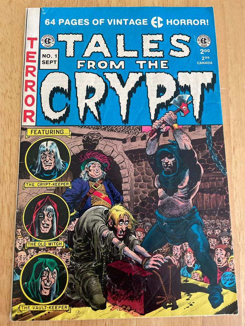 Tales From The Crypt # 1 1991 EC Late Copper-Age Bizarre Horror 64 pgs.