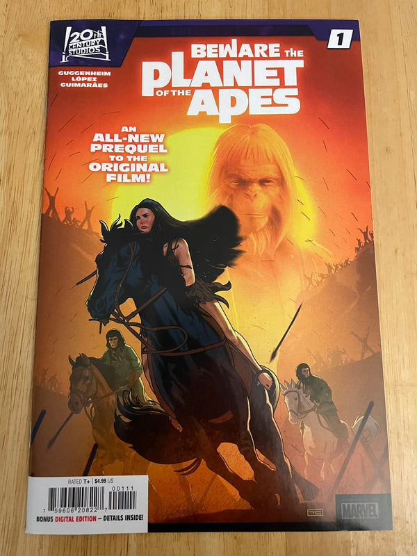 BEWARE THE PLANET OF THE APES #1 COVER A, PREQUEL TO THE ORIGINAL FILM SERIES NM