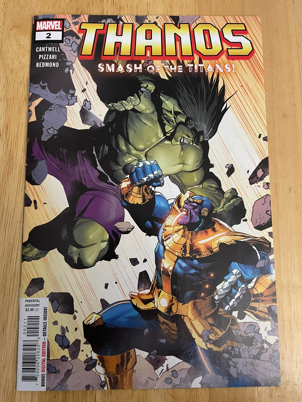 Thanos (5th Series) #2 VF/NM; Marvel | Hulk Smash of the Titans