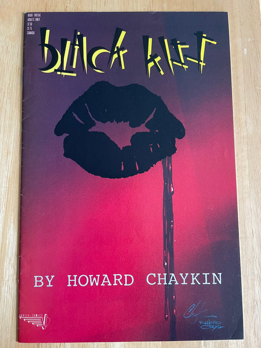 BLACK KISS #12 Howard Chaykin art! VF/+ *WHITE PAGES*