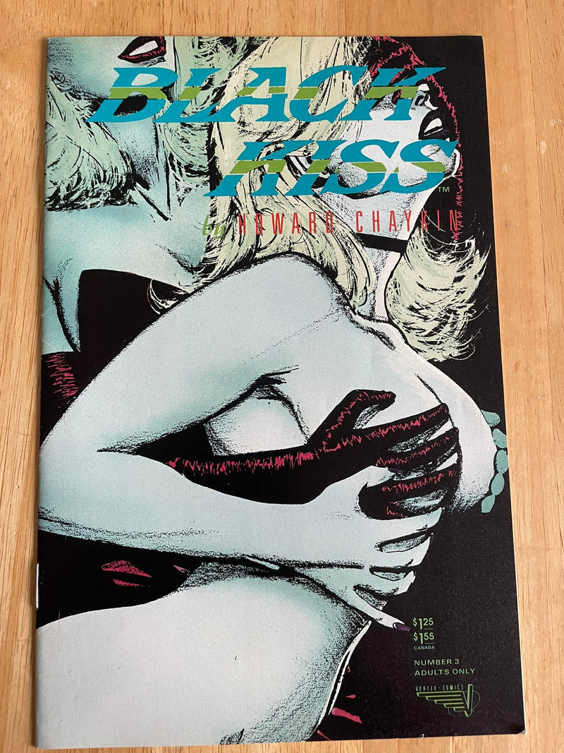 BLACK KISS THIRD ISSUE! #3 Howard Chaykin art! VF/+ *WHITE PAGES*