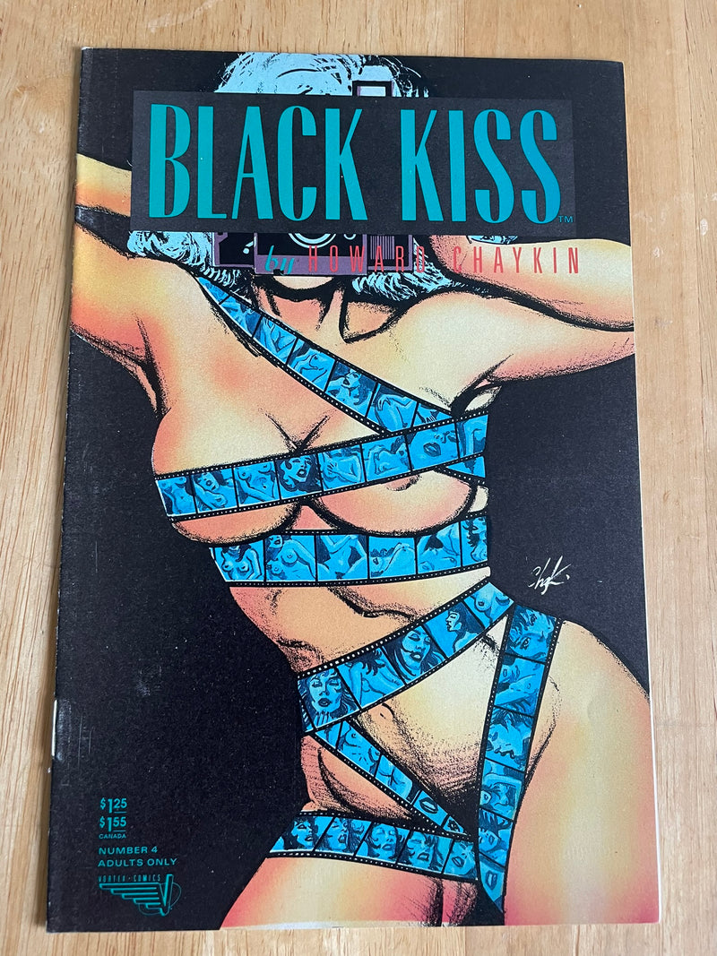 BLACK KISS #4 Howard Chaykin art! VF/+ *WHITE PAGES*