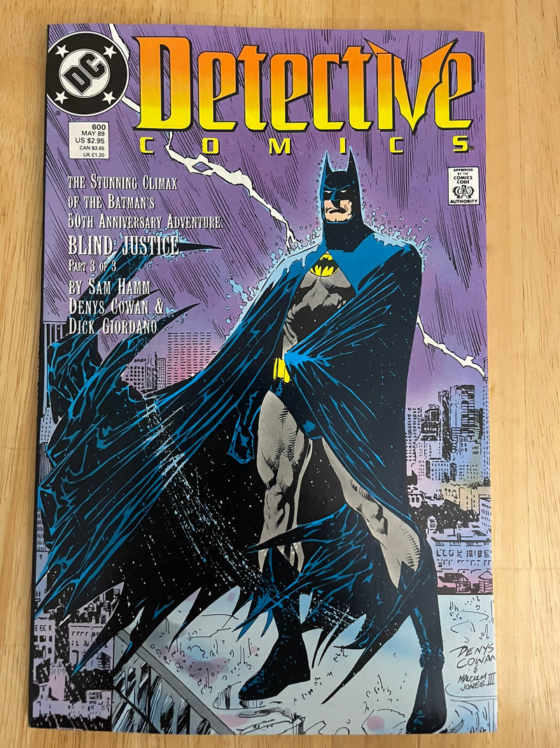 Detective Comics #600 (May, 1989) Eisner Sprang Adams Wrightson art