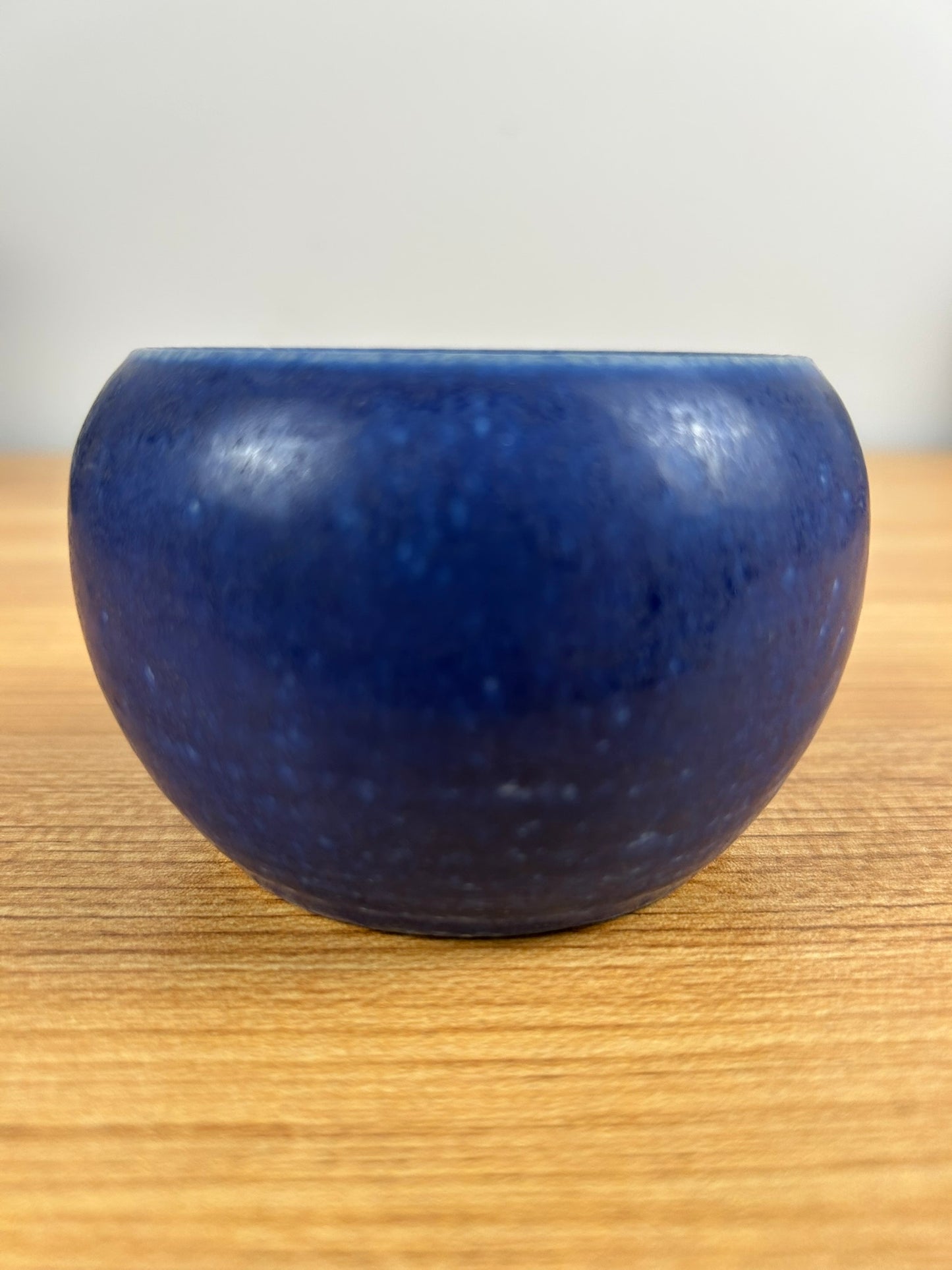 Attributed To Marblehead Trial Piece Or School Of Marblehead Blue Bulbous Vase