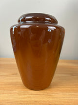 Weller Louwesla 1900s Standard Glaze Art Pottery Holly & Berry 7" Vase