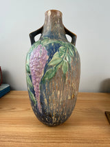 Roseville Art Pottery Wisteria Blue Arts And Crafts 15" Tall Floor Vase 641-15