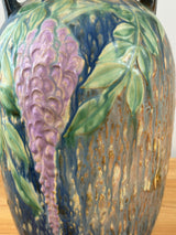 Roseville Art Pottery Wisteria Blue Arts And Crafts 15" Tall Floor Vase 641-15