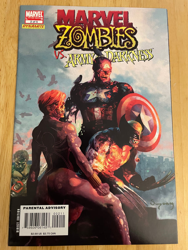 MARVEL ZOMBIES VS. ARMY OF DARKNESS #2 F, 1st Print, Marvel Comics 2007