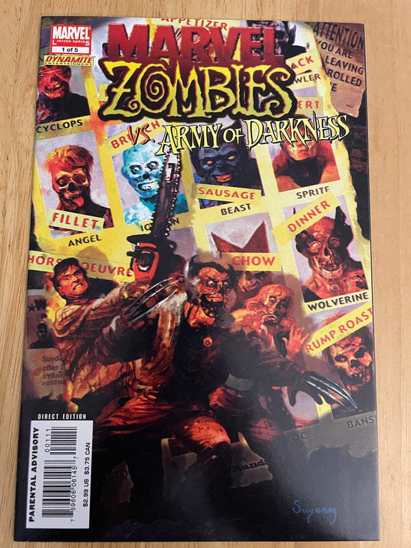 Marvel Zombies vs Army Of Darkness #1 Suydam 2007 Comics High-Grade Ash