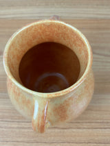 Roseville Tourmaline 1933 Vase 5.5" Orange American Art Pottery Deco A-517-6