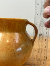 Roseville Tourmaline 1933 Vase 5.5" Orange American Art Pottery Deco A-517-6
