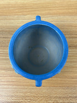 Roseville Pottery Foxglove Blue Small Jardiniere With Handles 659-3