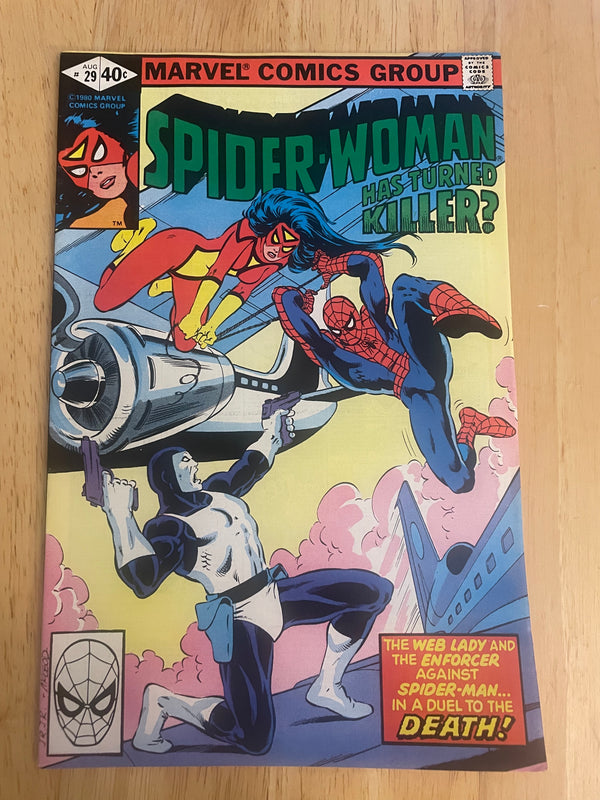 SPIDER-WOMAN #29 Spider-Man, Direct Marvel Comics 1980