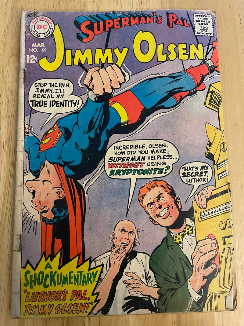 Superman's Pal Jimmy Olsen #109 (DC 1968) Neal Adams Cover Lex Luthor