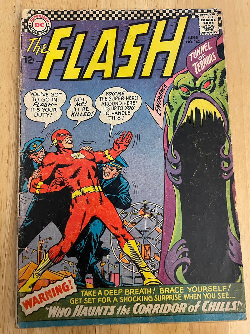 Flash #162 - 1st & Only Appearance of Vardar Varr (DC, 1966)