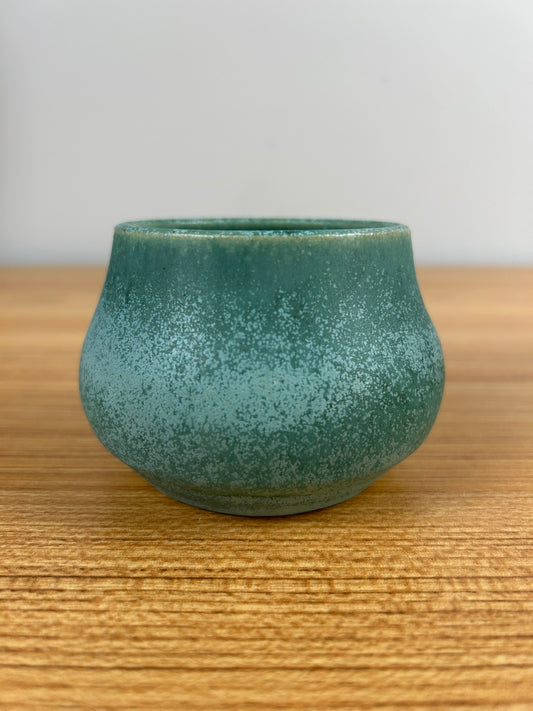 Attributed To Marblehead Trial Piece Or School Of Marblehead Green Bulbous Vase