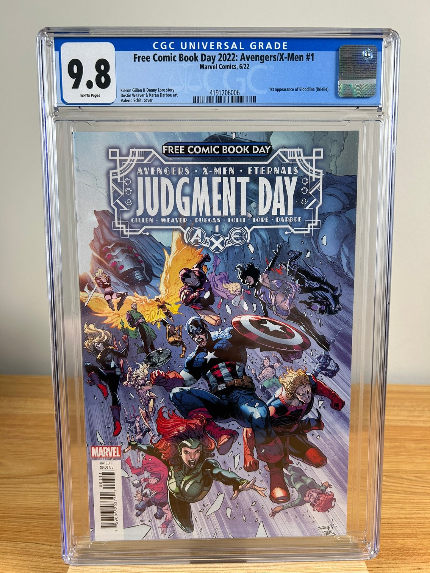 FCBD 2022 Avengers/X-Men Judgment Day #1 CGC 9.8 1st Blade's Daughter Bloodline