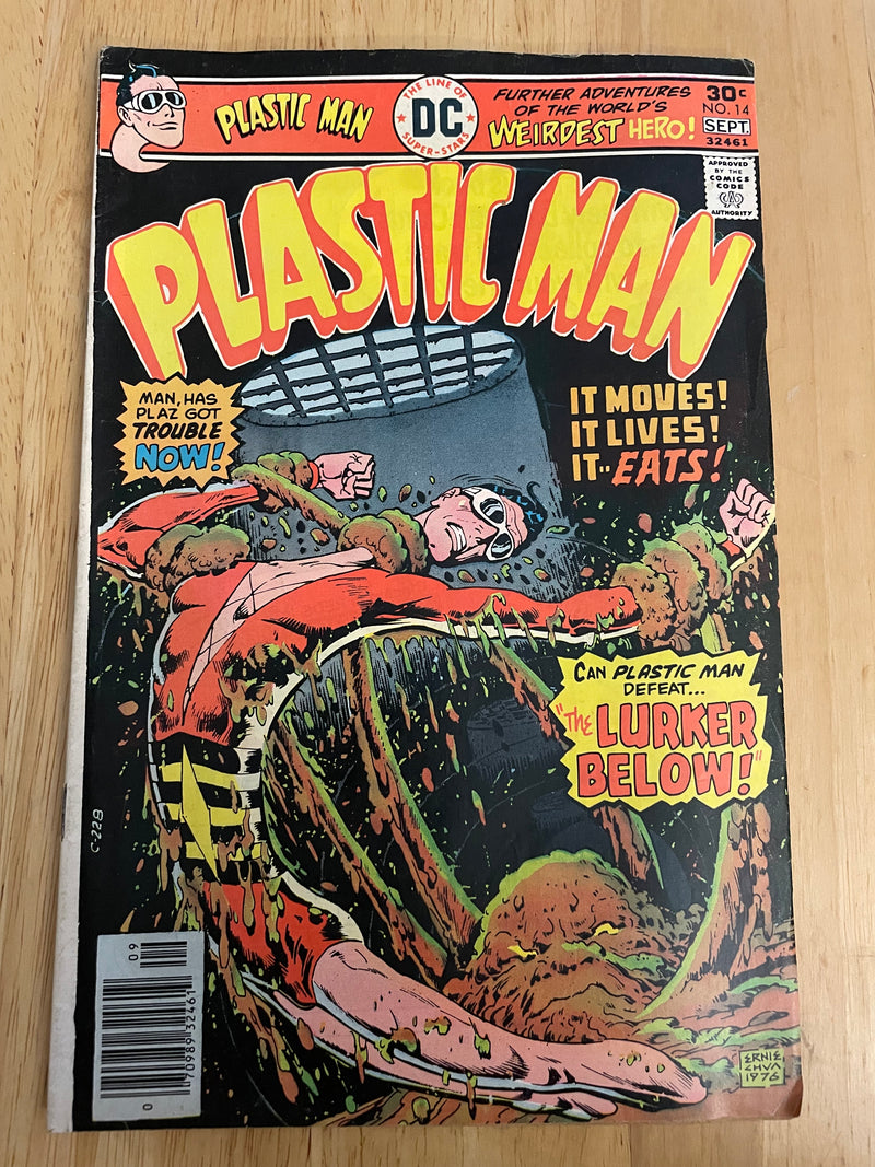 DC Comic #14 Plastic Man August September 1976 Book Vintage