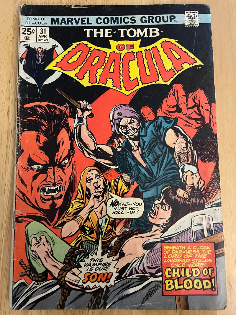 1975 Marvel Comics the Tomb of DRACULA #31