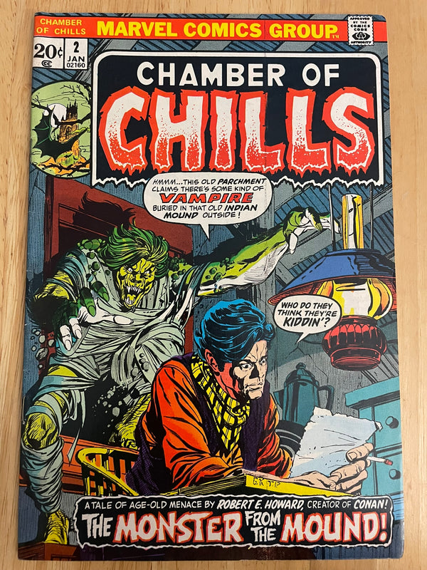 CHAMBER OF CHILLS #2 1973 MARVEL COMICS BRONZE AGE HORROR