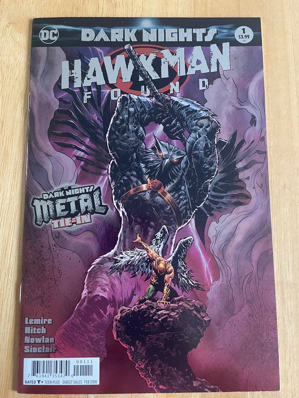 DC Comics Dark Nights HAWKMAN FOUND #1 - Foil Cover 2017