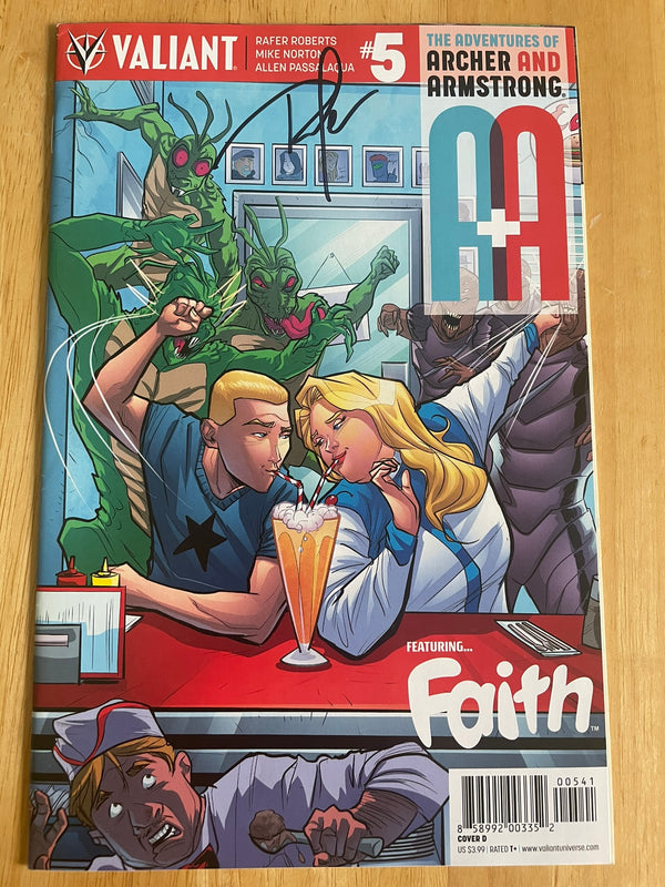 A And A: The Adventures of Archer And Armstrong #5D VF/NM; Valiant | Faith