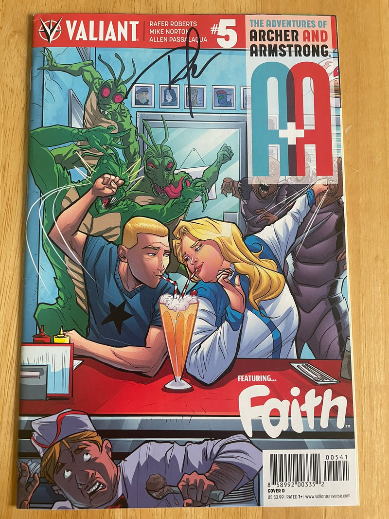 A And A: The Adventures of Archer And Armstrong #5D VF/NM; Valiant | Faith