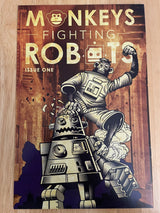 Monkeys Fighting Robots Comic Book Issue #1